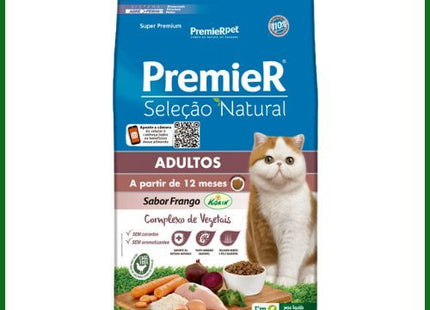Ração Seca Premier Seleção Natural para Gatos Adultos