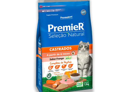 Ração PremieR Seleção Natural Gatos Castrados