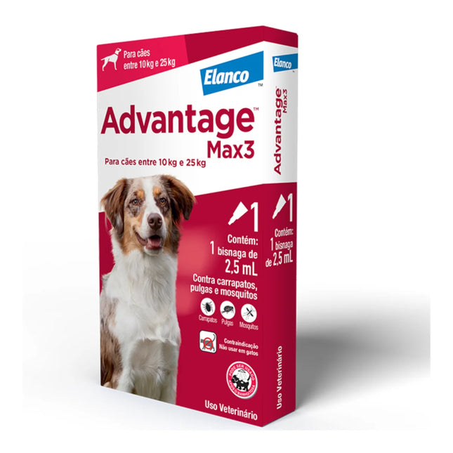 Advantage Max3 2,5 ml (10‑25 kg)