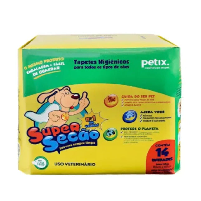 Tapete Higiênico SuperSecão 80 cm x 60 cm