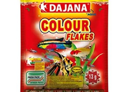 Ração Seca Dajana Color Flakes para Peixes