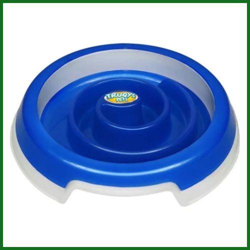 Comedouro Truqys Slow Food Médio para Cães e Gatos