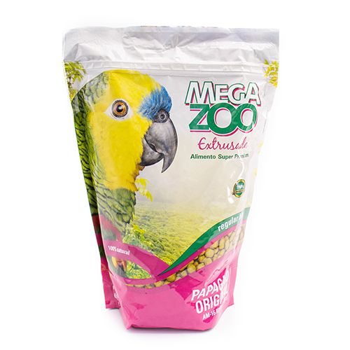 Ração Seca Mega Zoo para Papagaios