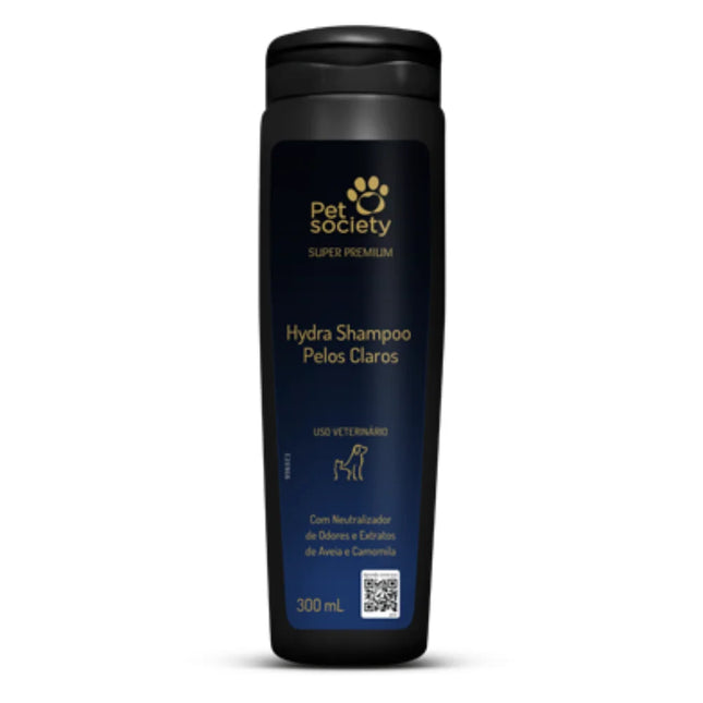 Shampoo Pet Society Pelos Claros Super Premium 300 mL