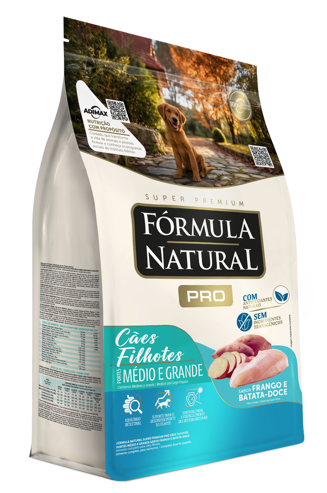 Ração Fórmula Natural Pró Filhote Médio e Grande 15 kg