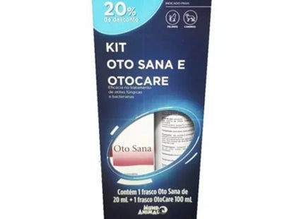 Produto Otológico Inove Oto Sana para Cachorros e Gatos