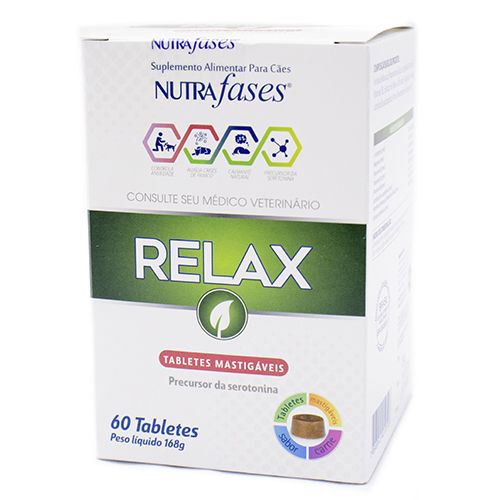 Suplemento Nutrafases Relax para Cães e Gatos