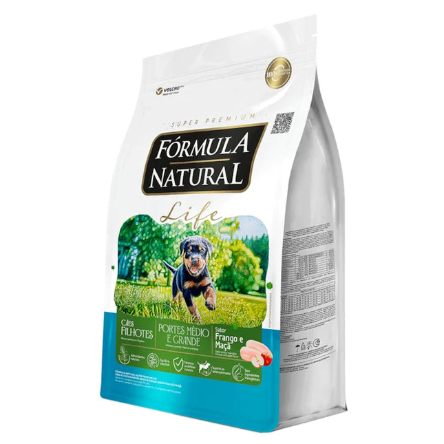 Fórmula Natural Life Cães Filhotes Médio/Grande 10,1 kg