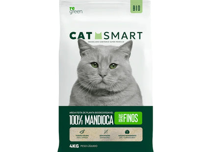 Areia Higiênica Cat Smart Bio Fina