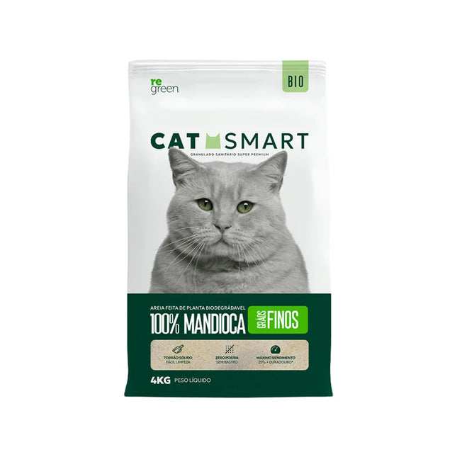 Areia Higiênica Cat Smart Bio Fina