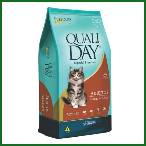 Ração Seca Qualiday Frango para Gatos