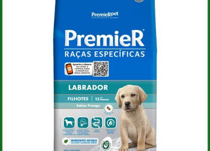 Ração Seca Premier para Cachorros Filhotes da Raça Labrador