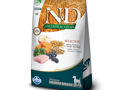 N&D Ancestral Grain Selection Canine Adult Medium 15kg