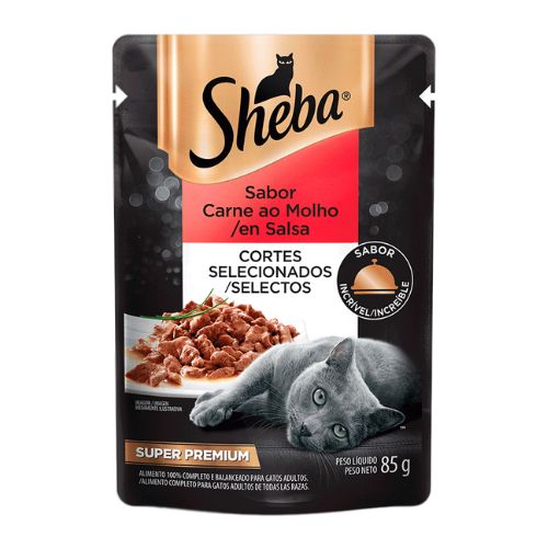 Ração Úmida Sheba Molho para Gatos Adultos