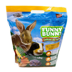 Ração Seca Funny Bunny Delícias da Horta para Roedores