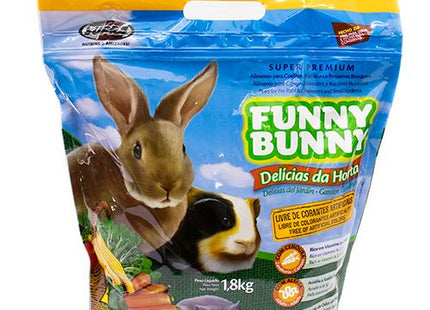 Ração Seca Funny Bunny Delícias da Horta para Roedores