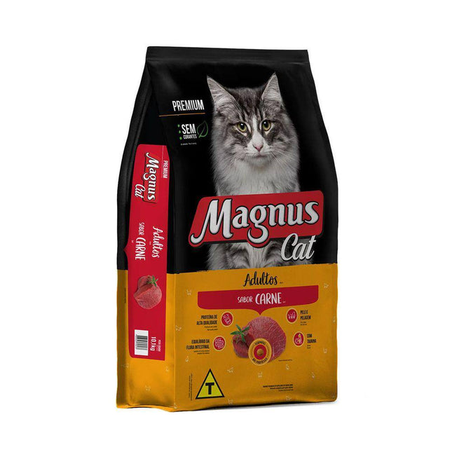 Ração Seca Magnus Cat Premium Sabor para Gatos Adultos