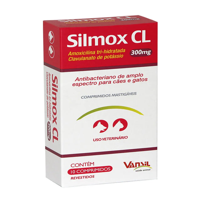 Antibiótico Suprimed Silmox Cl 300mg para Cães e Gatos