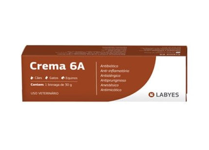Creme Labyes Crema 6A 30g para Cães e Gatos