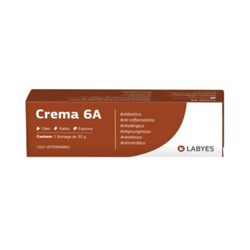 Creme Labyes Crema 6A 30g para Cães e Gatos