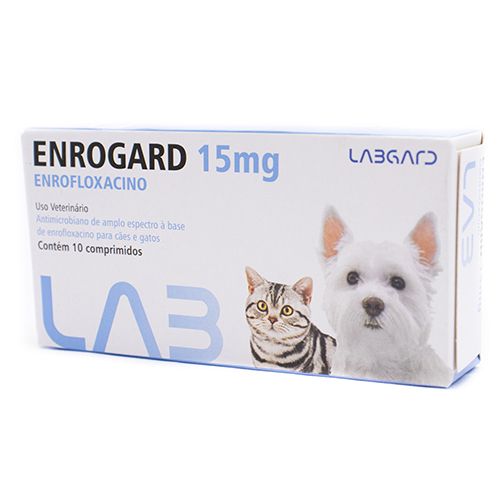 Antibiótico Labgard Enrogard 15mg para Cães