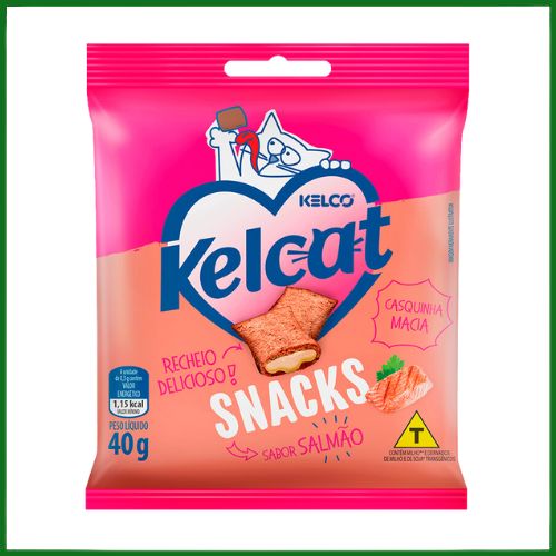 Snack Kelcat Salmão para Gatos