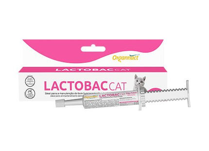 Suplemento Alimentar Organnact Lactobac para Gatos