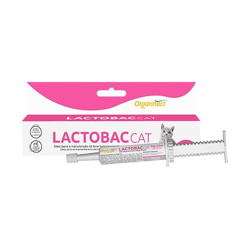 Suplemento Alimentar Organnact Lactobac para Gatos