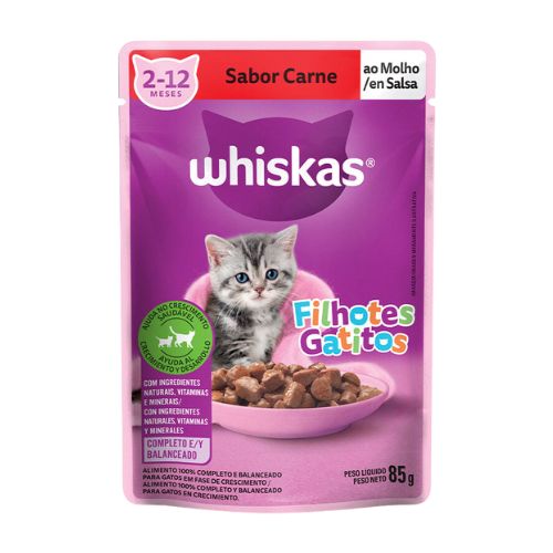 Ração Úmida Whiskas para Gatos Filhotes