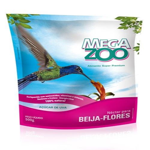 Suplemento Alimentar Mega Zoo Nectar para Beija-Flores