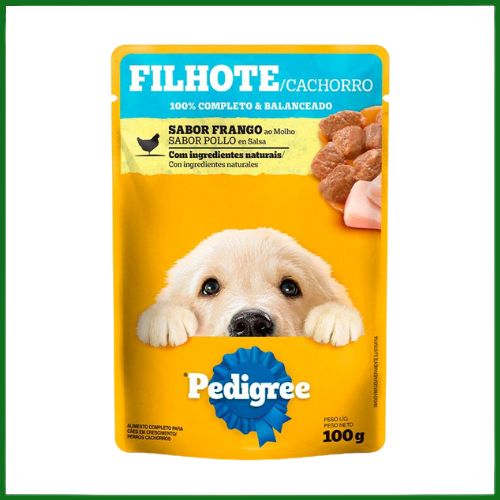 Ração Úmida Pedigree Filhote Frango para Cachorros