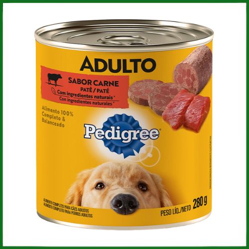 Ração Úmida Pedigree Patê de Carne para Cachorros Adultos