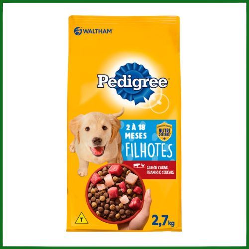 Ração Seca Pedigree Premium para Cachorros Filhotes