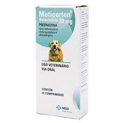 Anti-inflamatório Meticorten 20mg para Cães