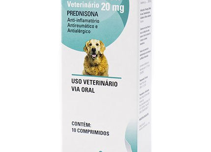 Anti-inflamatório Meticorten 20mg para Cães