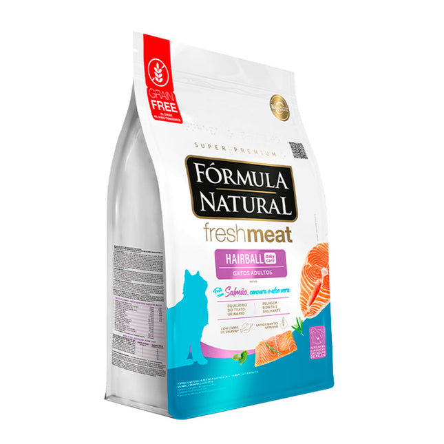Fórmula Natural Super Premium Fresh Meat Hairball Gatos Adultos
