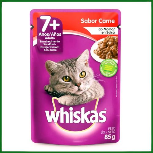 Ração Úmida Whiskas para Gatos Sênior