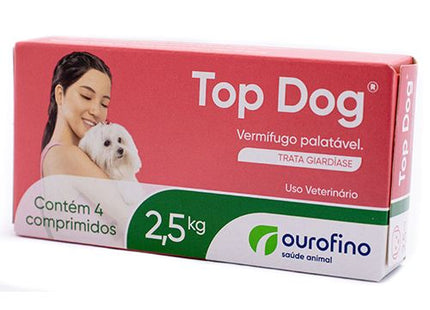 Antiparasitário Interno Ourofino Top Dog 2,5kg para Cães