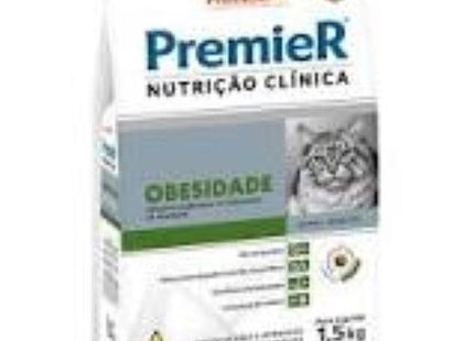 Ração Seca Medicamentosa Premier Nutrição Clínica Obesidade para Gatos