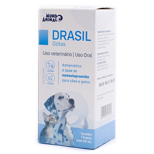 Antiparasitário Interno Inove Drasil Gotas para Cachorros e Gatos