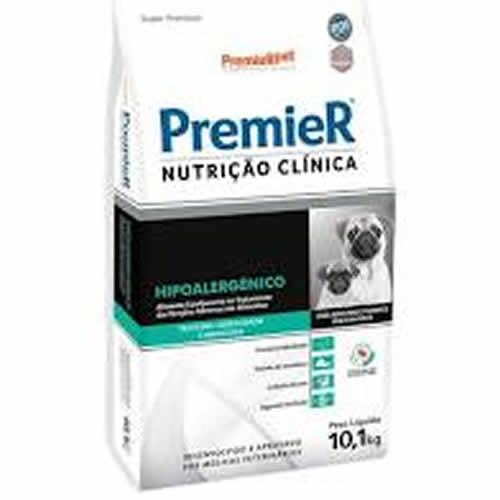 Ração Seca Premier Nutrição Clínica Hipoalergênica Proteína Hidrolisada e Mandioca para Cachorros de Porte Pequeno