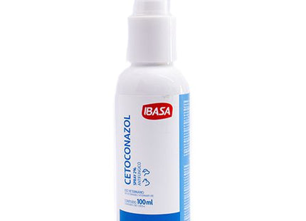 Antifúngico Ibasa Cetoconazol Spray 2% para Cachorros e Gatos