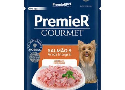 Ração Úmida Premier Gourmet Salmão para Cachorros Adultos de Porte Pequeno