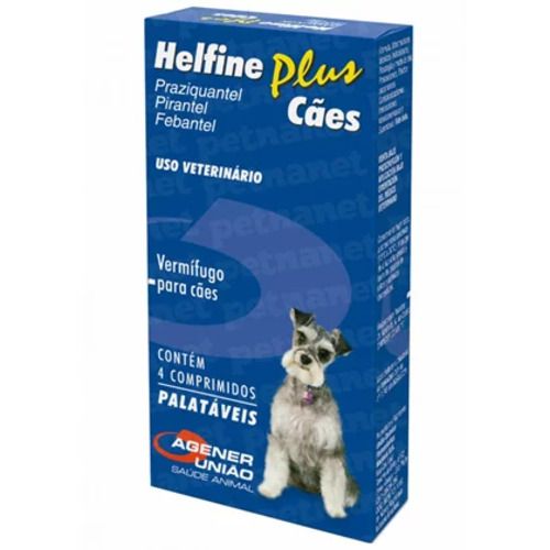 Antiparasitário Interno Helfine Plus para Cães