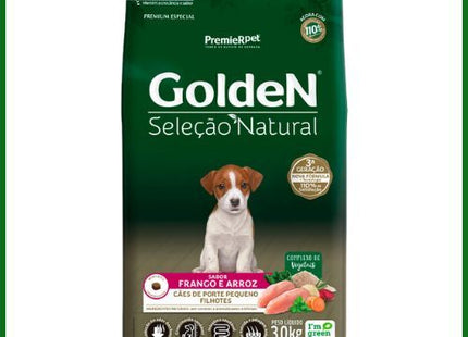 Ração Seca Golden Select Natural para Cachorros Filhotes de Porte Pequeno