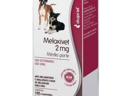 Anti-inflamatório Duprat Meloxivet 2mg para Cães