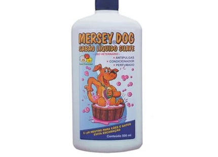 Shampoo Dermatológico Mersey Dog Anti Pulga para Cachorros