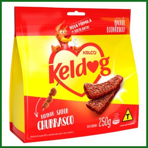 Snack Keldog Bifinho Criadores Churrasco para Cachorros