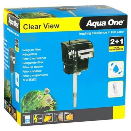 Aquário Aqua One Clear View 400 110v para Peixes Ornamentais