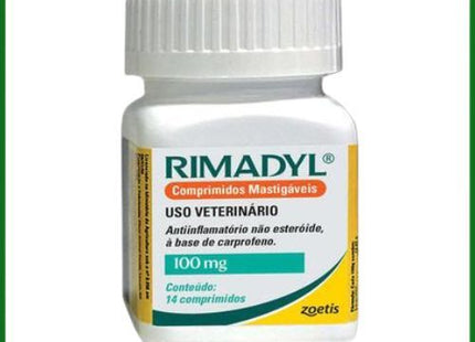 Anti-inflamatório Zoetis Rimadyl Mastigável 100mg para Cães